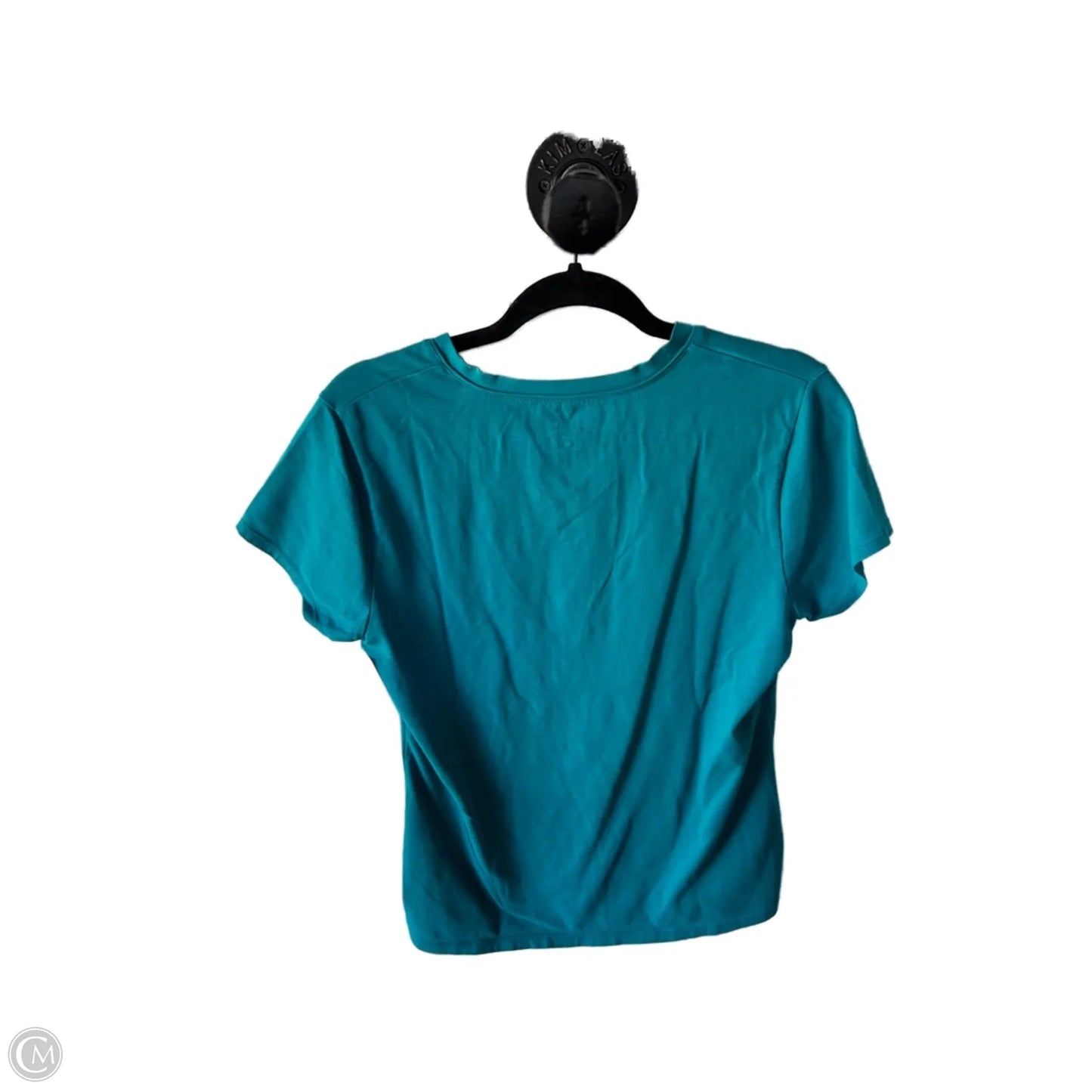 Top Short Sleeve Basic By Valerie Stevens In Blue, Size: Lp