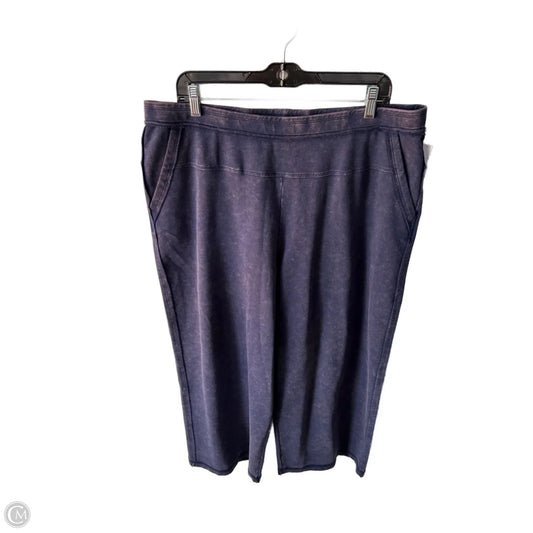 Pants Lounge By Habitat In Blue & Purple, Size: 16