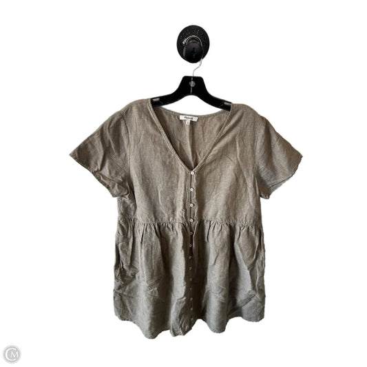 Dress Casual Short By Madewell In Tan, Size: Xl