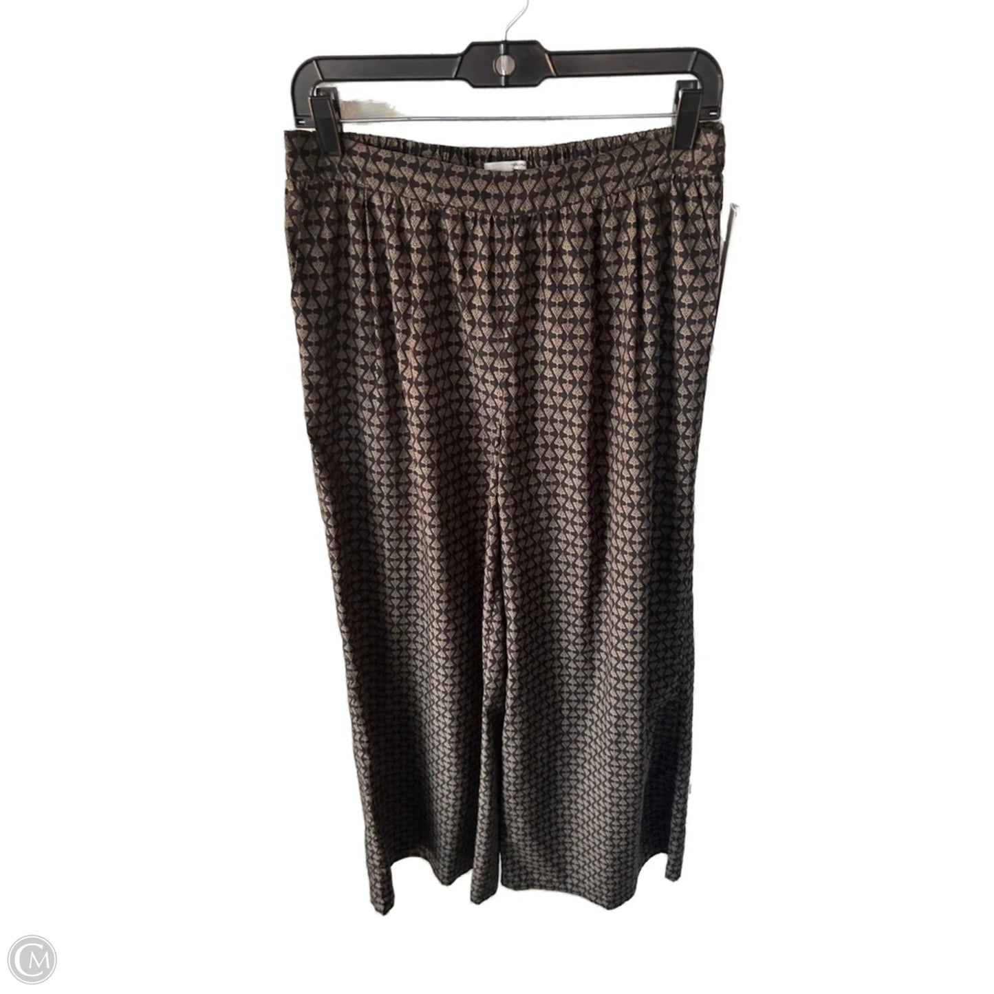 Pants Wide Leg By Halogen In Black & Brown, Size: 4