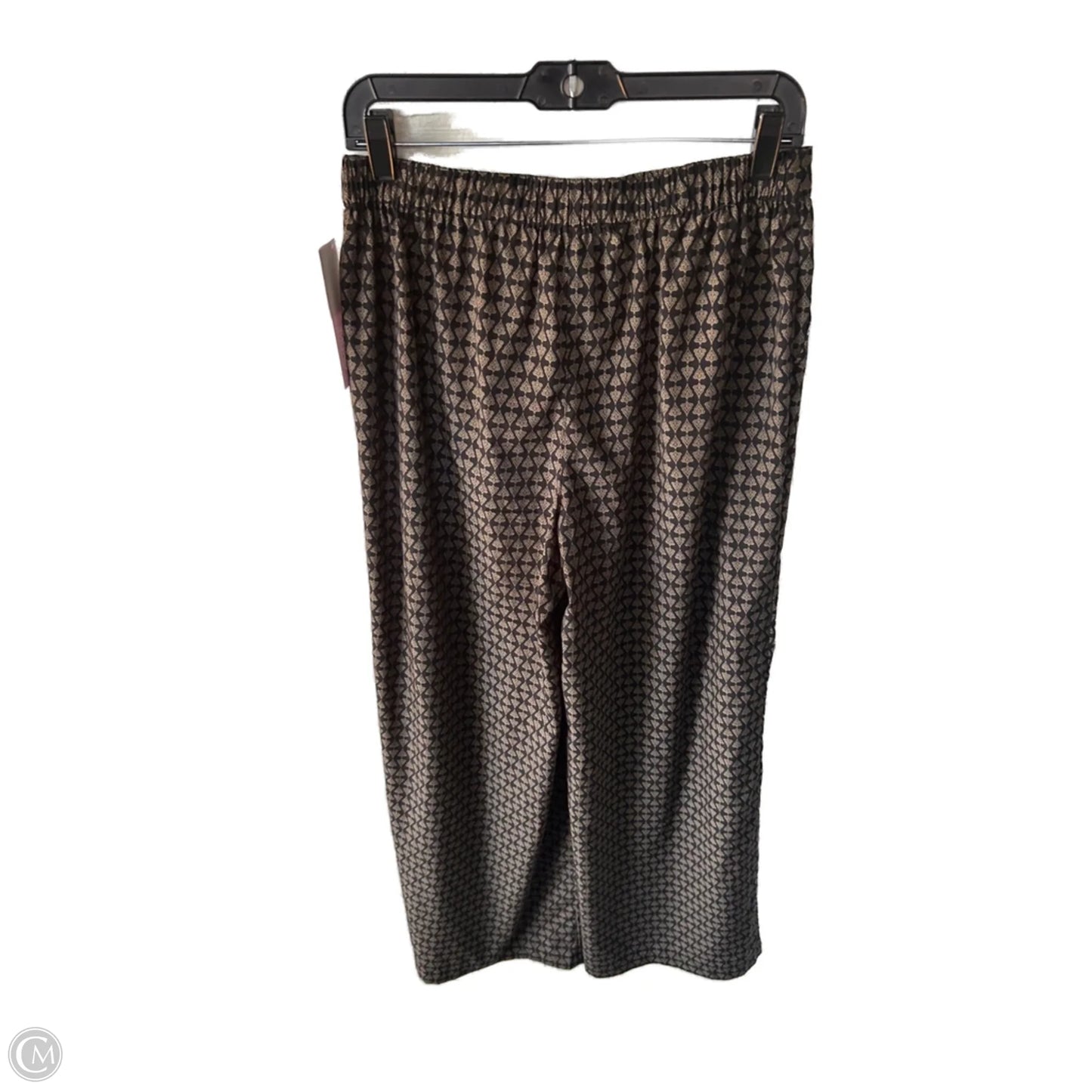 Pants Wide Leg By Halogen In Black & Brown, Size: 4