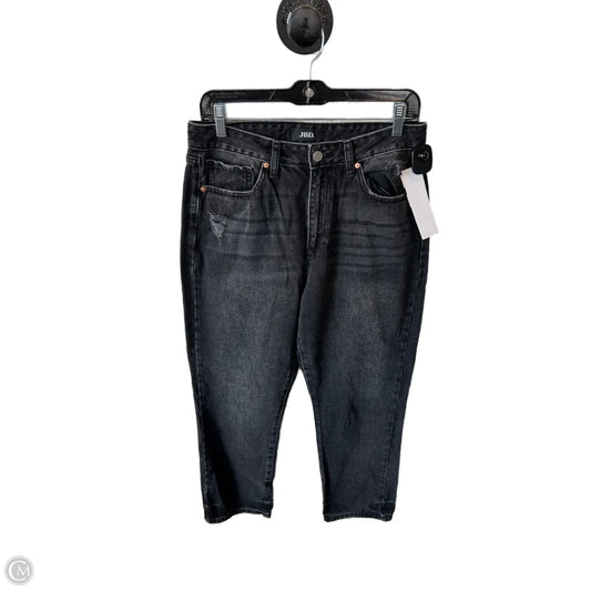 Jeans Straight By Just Black In Black Denim, Size: 8