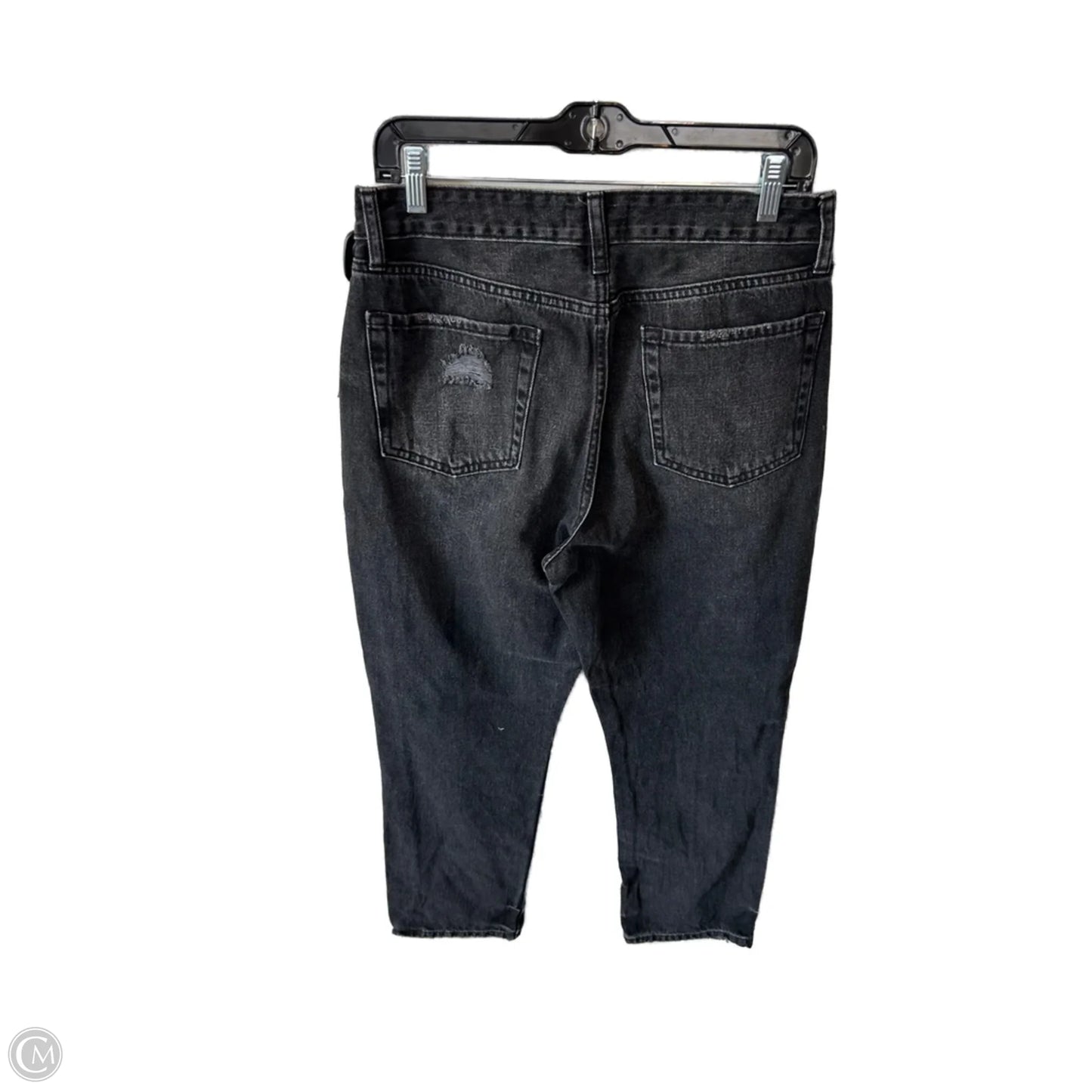 Jeans Straight By Just Black In Black Denim, Size: 8