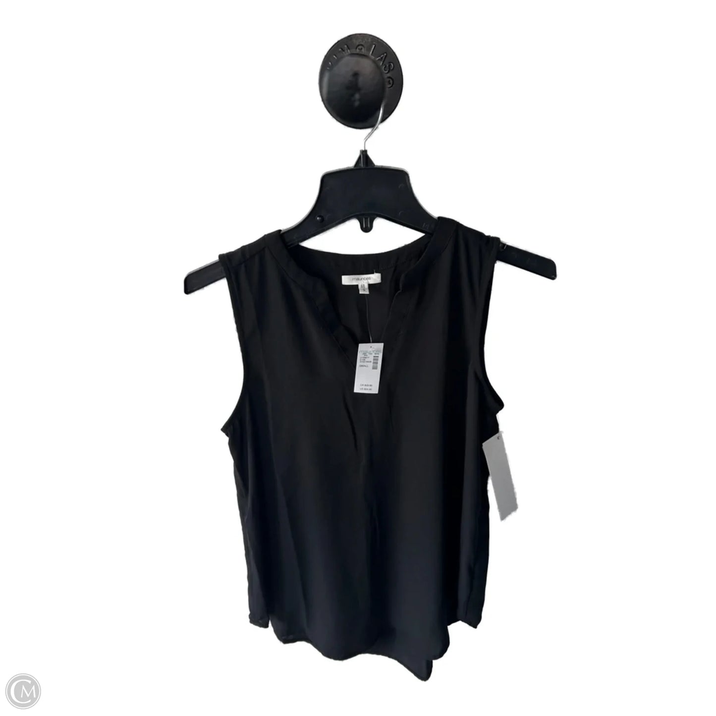 Top Sleeveless By Maurices In Black, Size: S