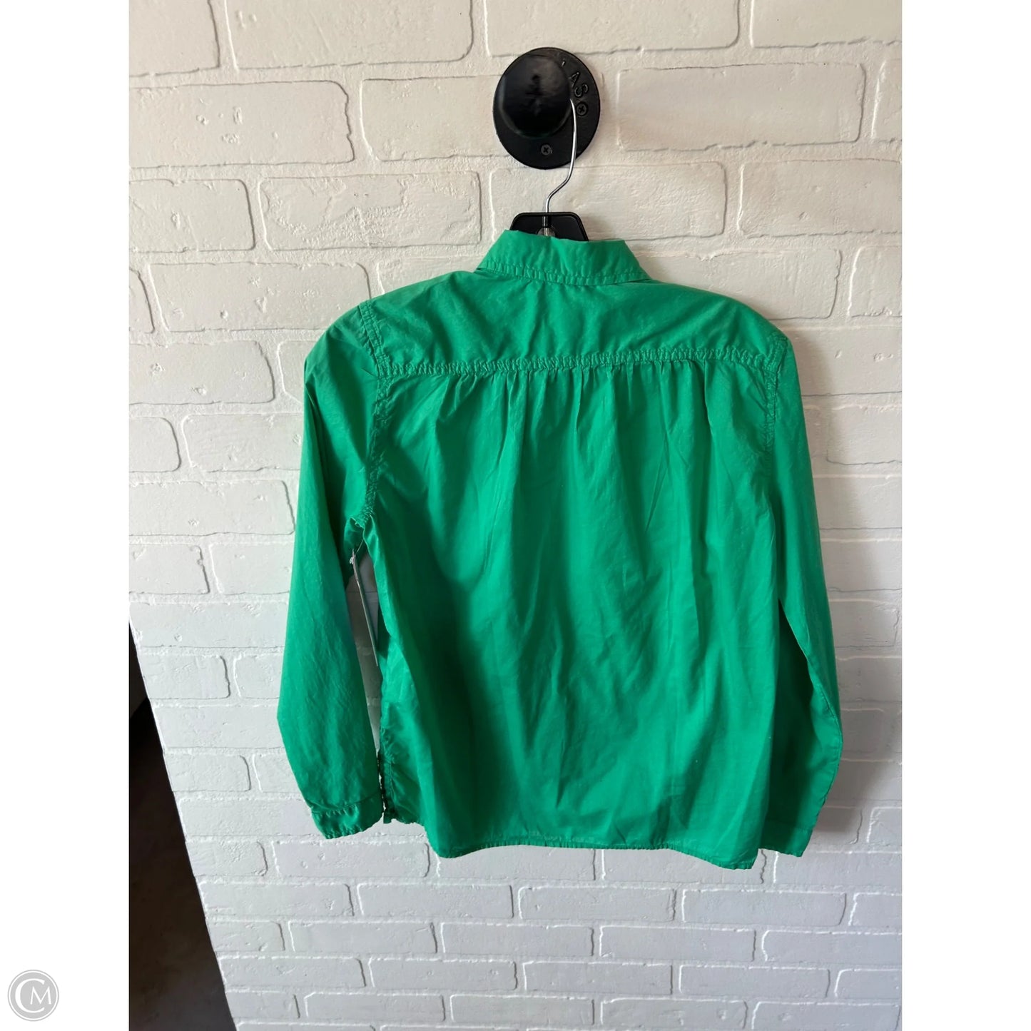 Top Long Sleeve By J. Crew In Green, Size: Xs