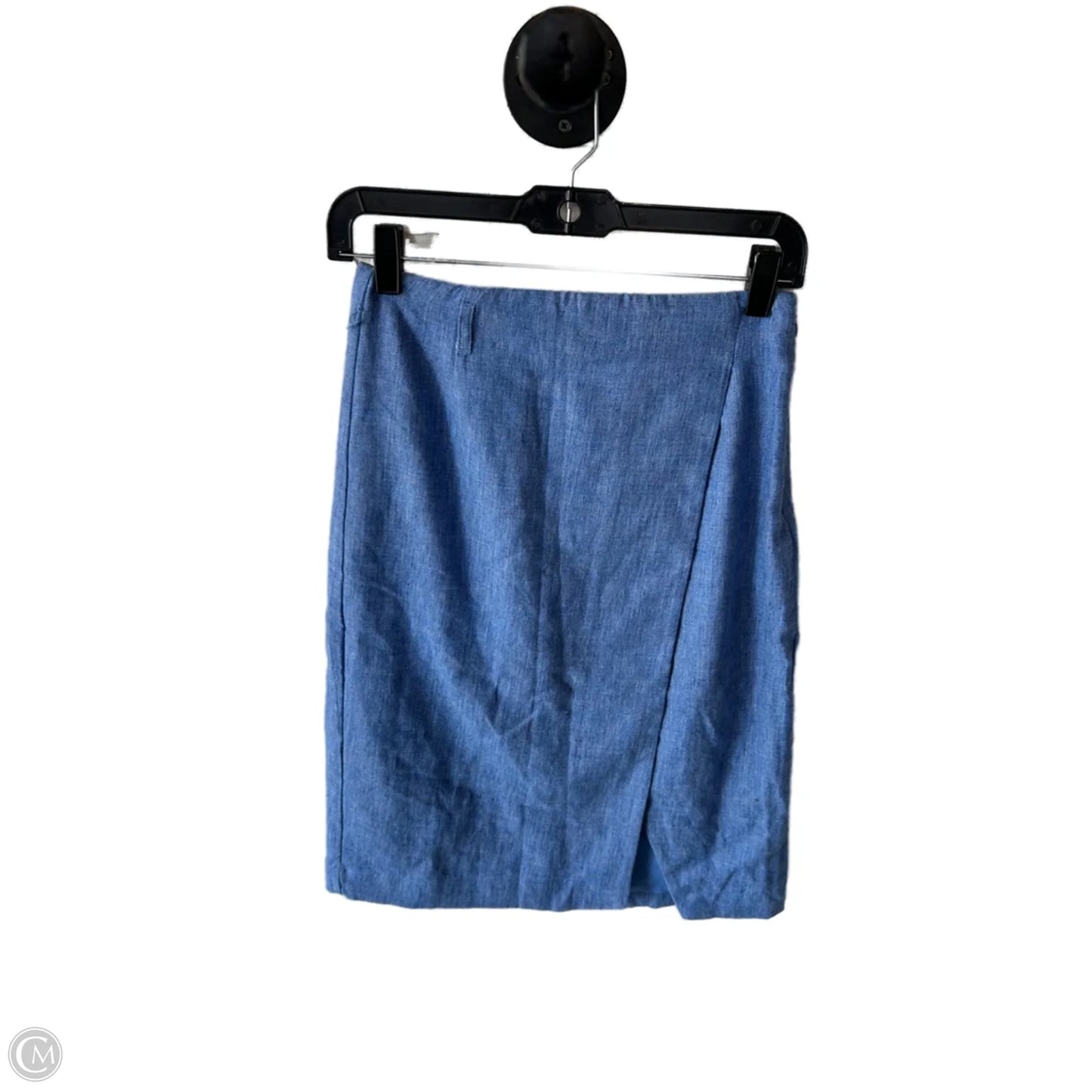 Skirt Midi By Banana Republic In Blue, Size: 0p