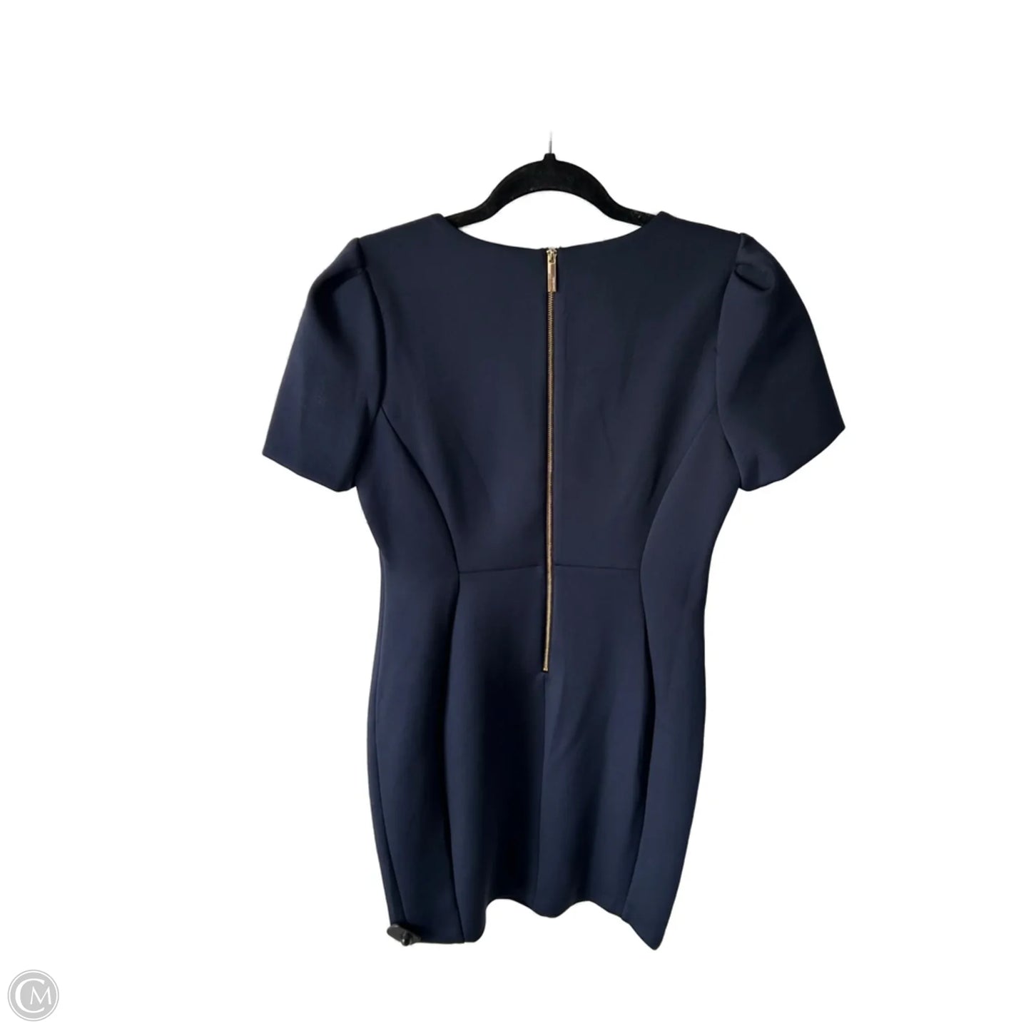 Dress Work By Calvin Klein In Blue, Size: L