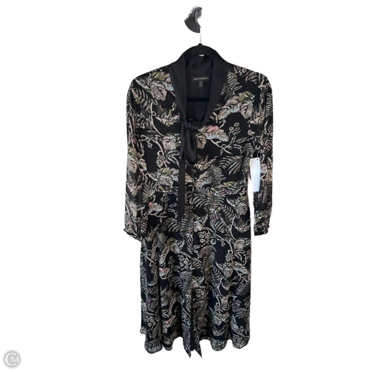 Dress Casual Maxi By Banana Republic In Black & Tan, Size: Mp