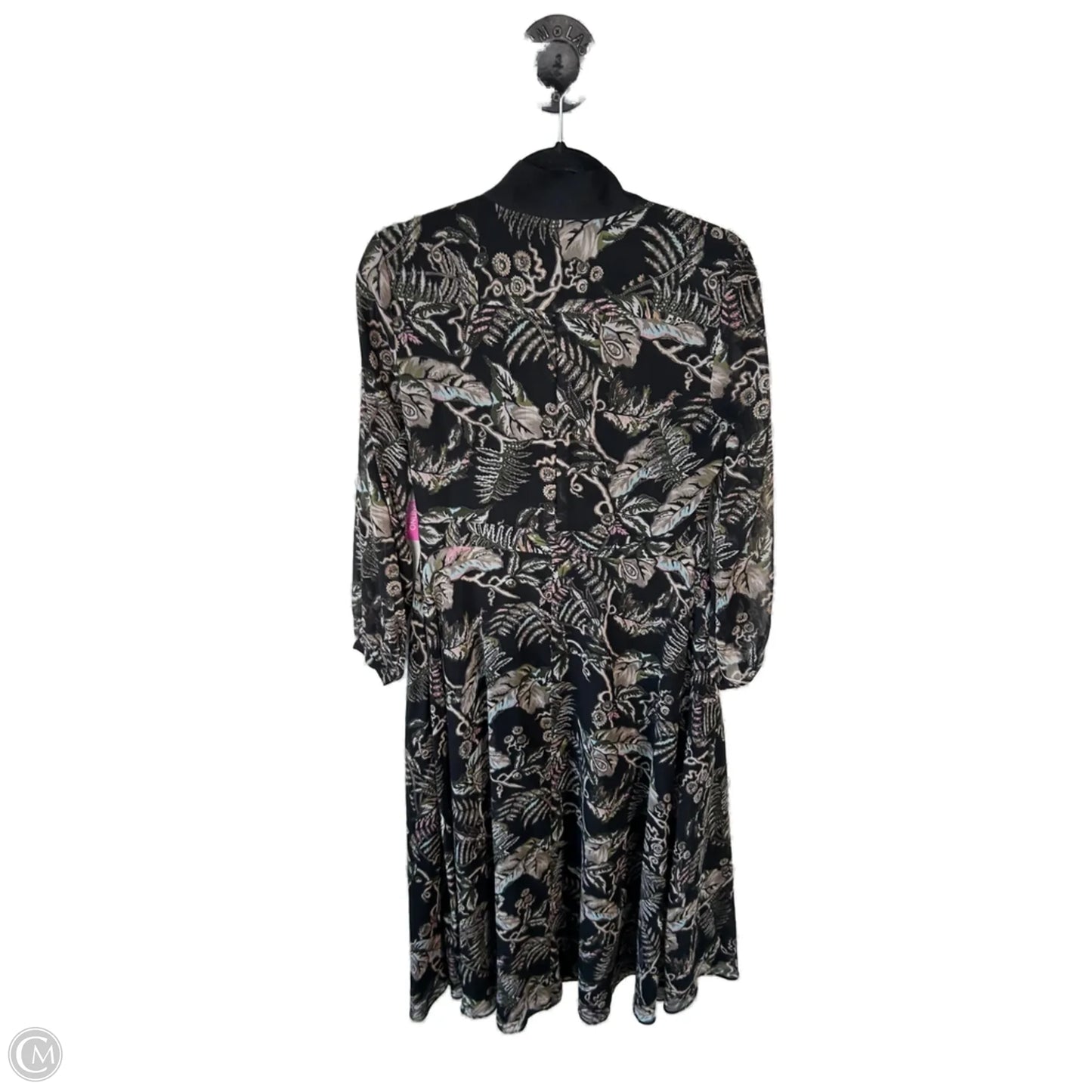 Dress Casual Maxi By Banana Republic In Black & Tan, Size: Mp