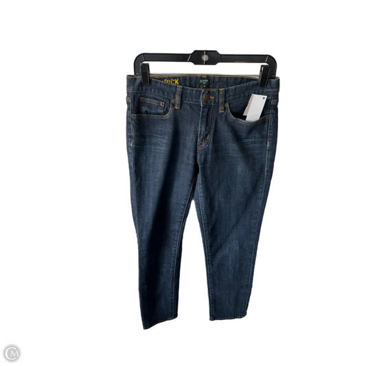 Jeans Skinny By J. Crew In Blue Denim, Size: 6