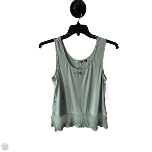 Top Sleeveless Basic By Clothes Mentor In Green, Size: M