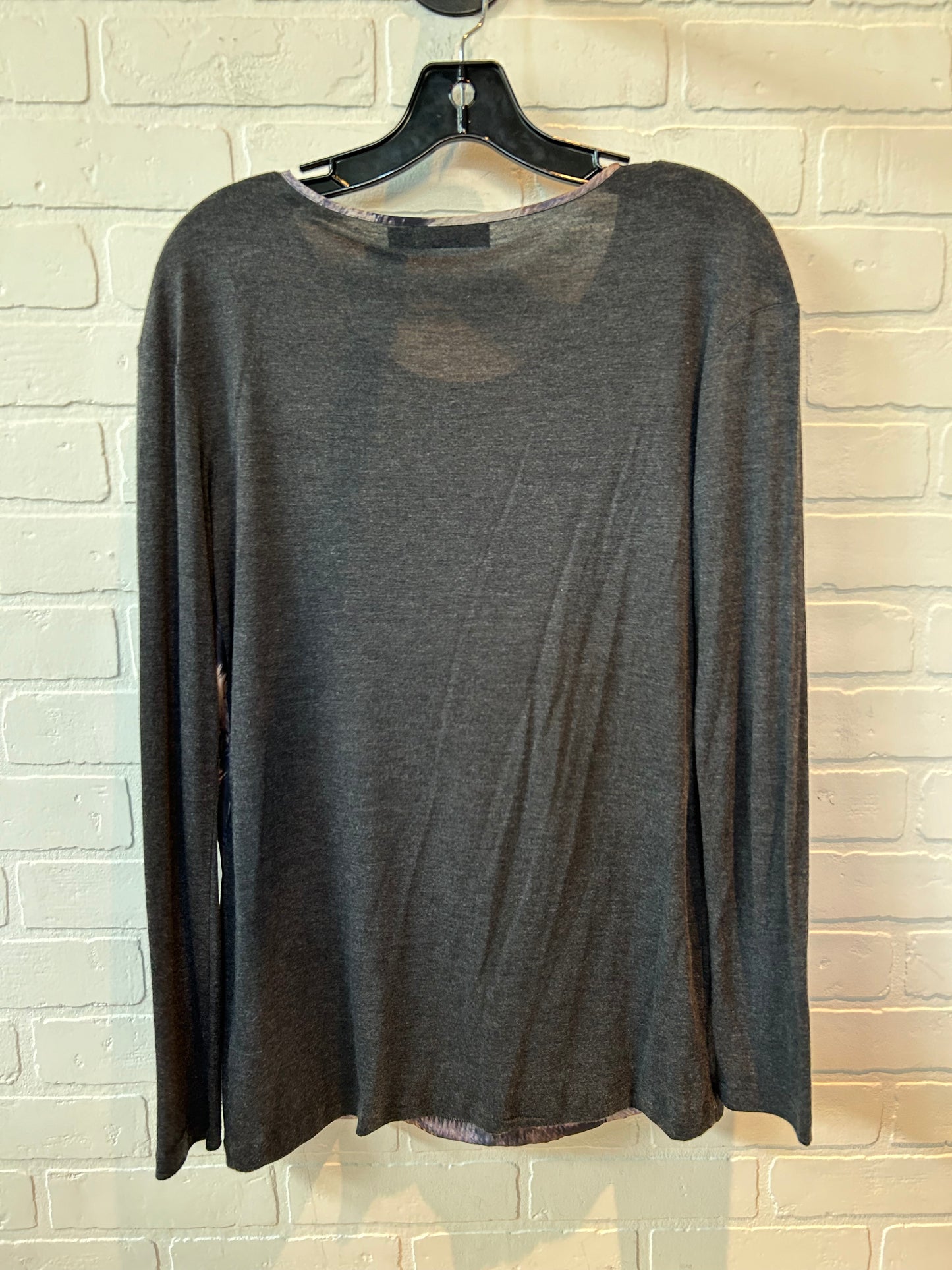 Top Long Sleeve By Trouve In Grey, Size: S