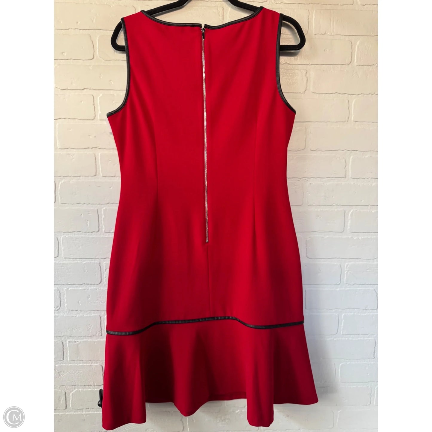 Dress Work By Dkny In Black & Red, Size: L