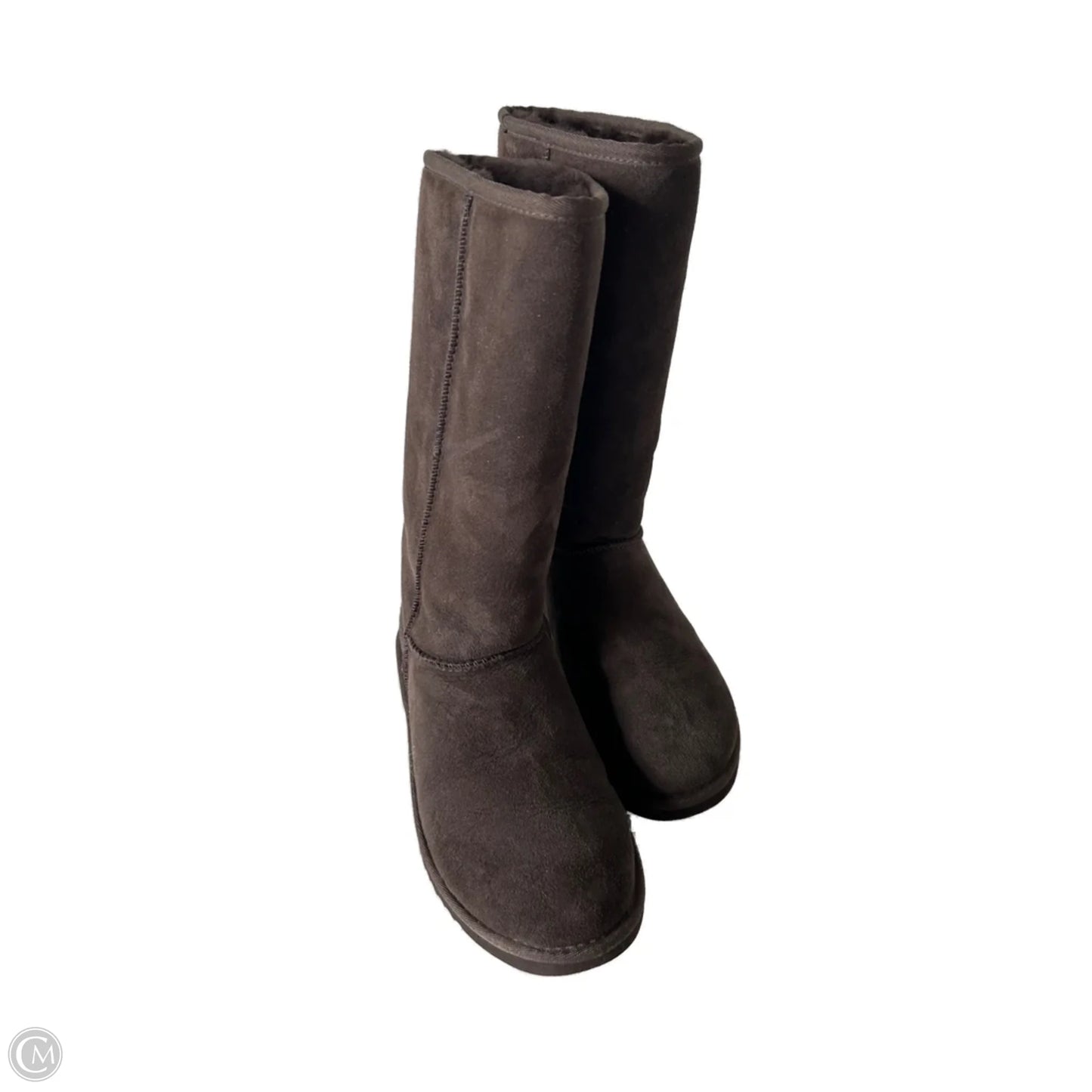 Boots Designer By Ugg In Brown, Size: 8