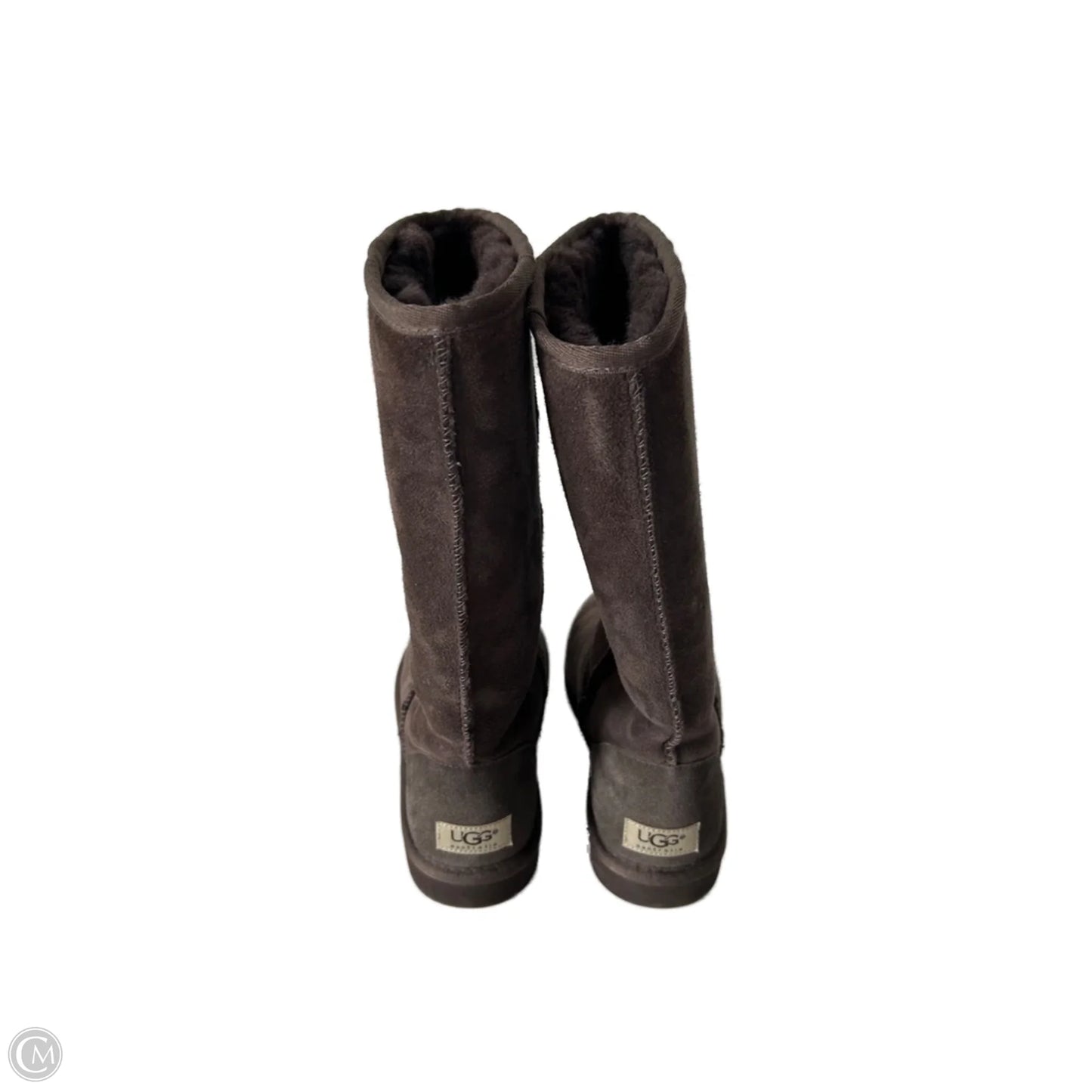 Boots Designer By Ugg In Brown, Size: 8