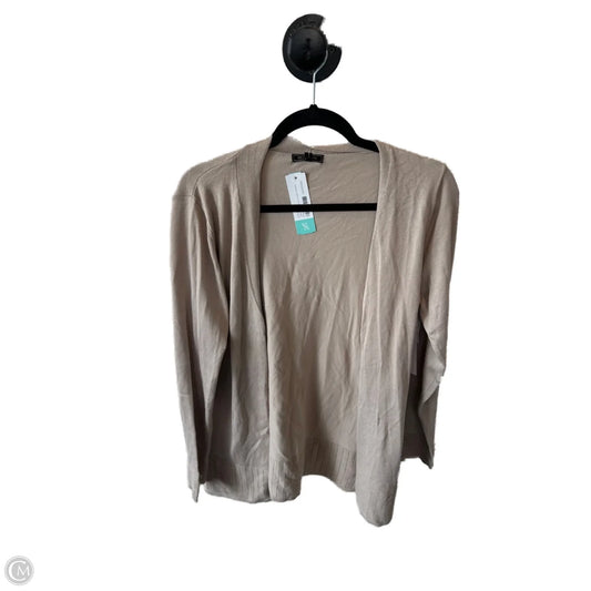 Sweater Cardigan By Clothes Mentor In Tan, Size: M