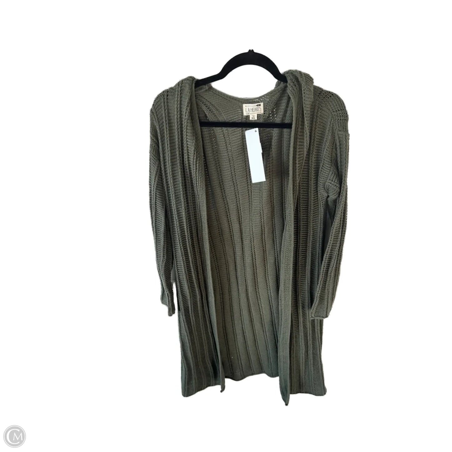 Sweater Cardigan By La Hearts In Green, Size: M