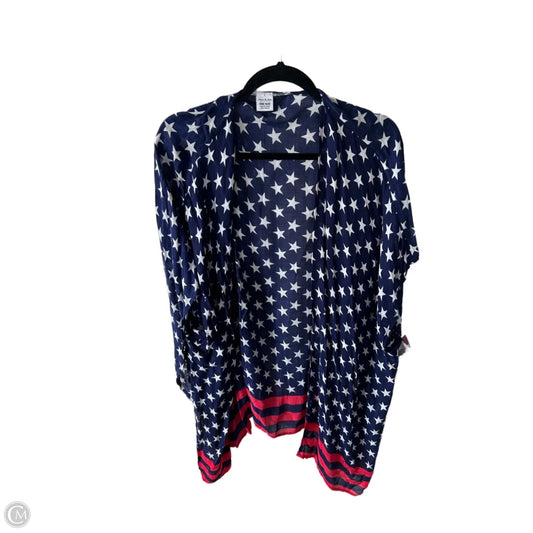 Kimono By Anna & Ava In Blue & Red & White, Size: Osfm