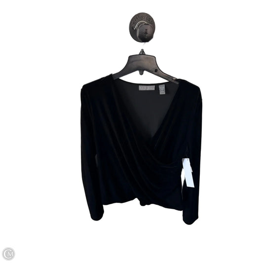 Top Long Sleeve By Kate Hill In Black, Size: L