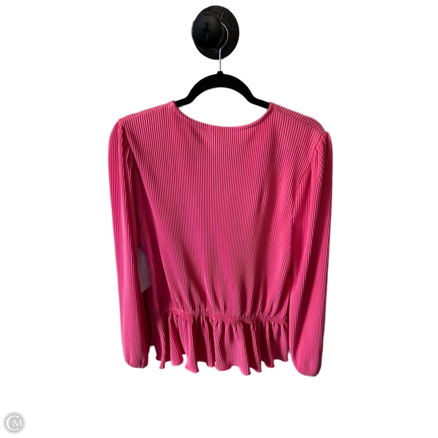 Top Long Sleeve By On 34th In Pink, Size: L