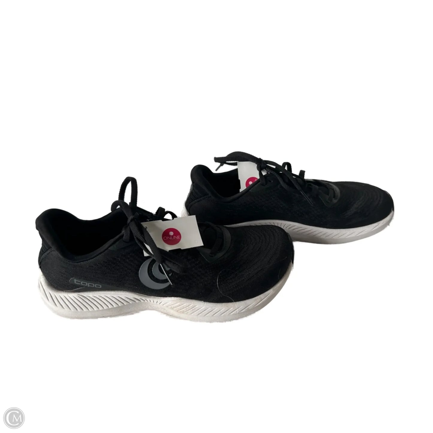 Shoes Athletic By Clothes Mentor In Black & White, Size: 8.5