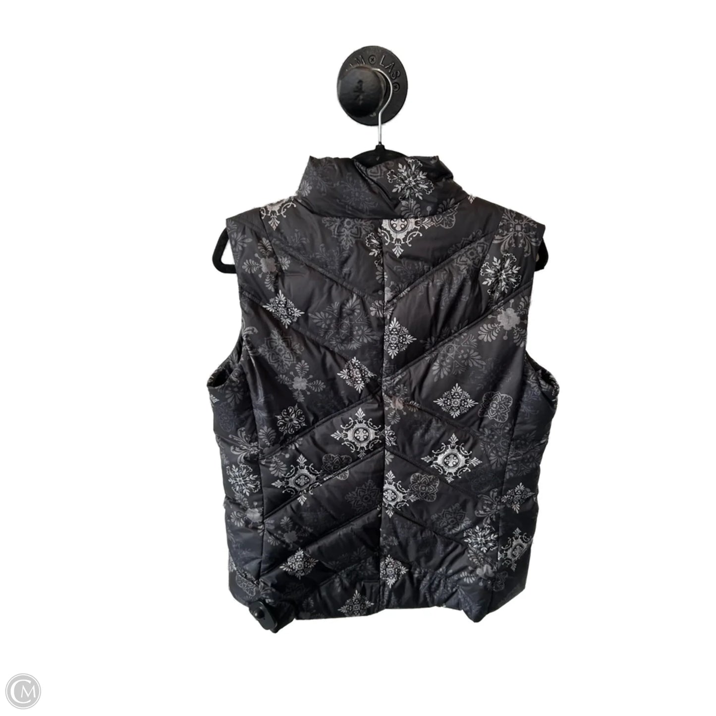 Vest Puffer & Quilted By Eddie Bauer In Grey, Size: L