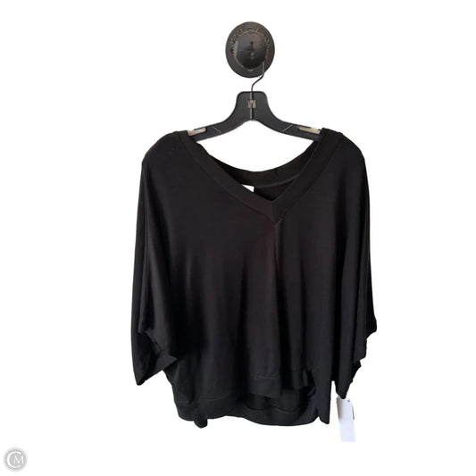 Top Short Sleeve Basic By Loft In Black, Size: L