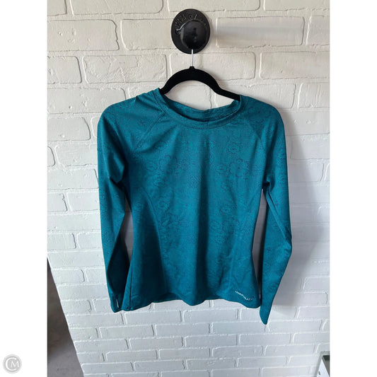 Athletic Top Long Sleeve Crewneck By Soybu In Blue, Size: L