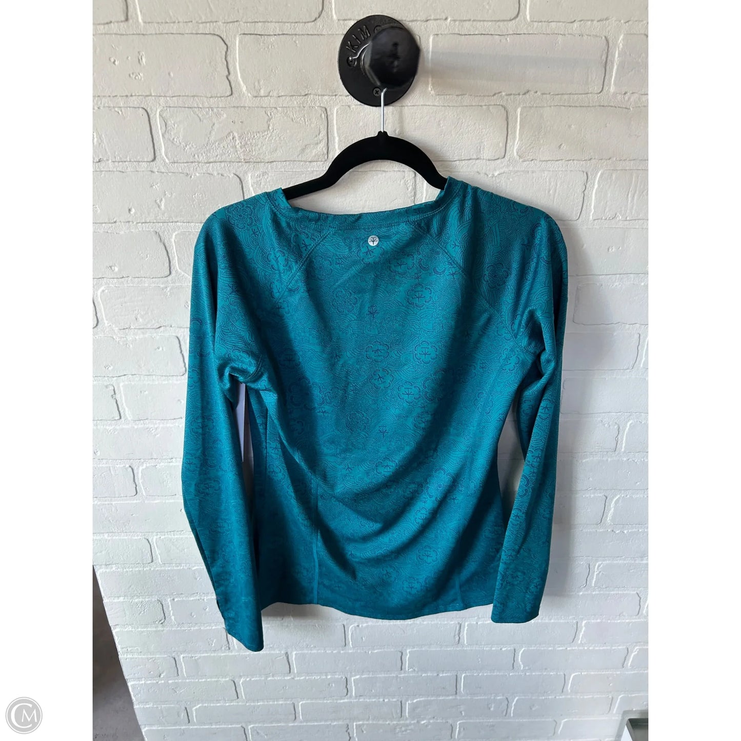 Athletic Top Long Sleeve Crewneck By Soybu In Blue, Size: L