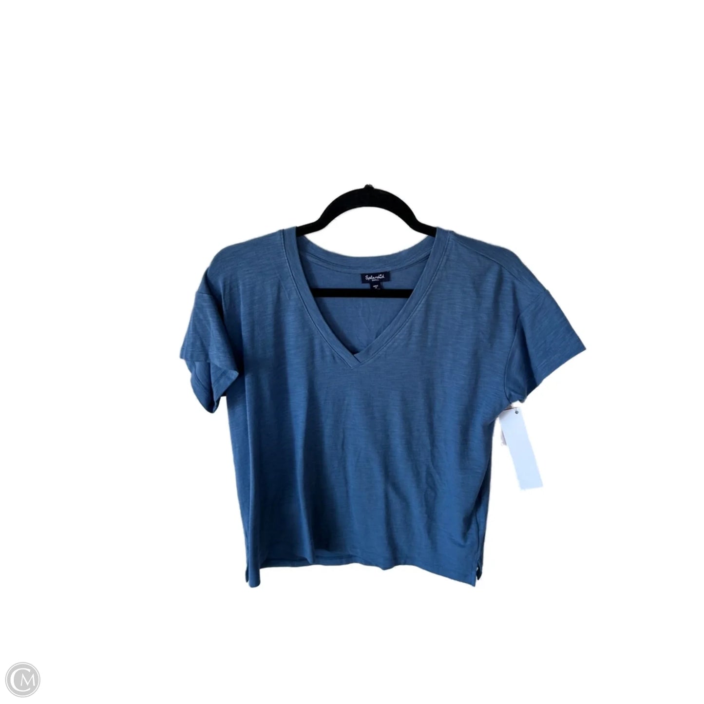 Top Short Sleeve Basic By Splendid In Blue, Size: S