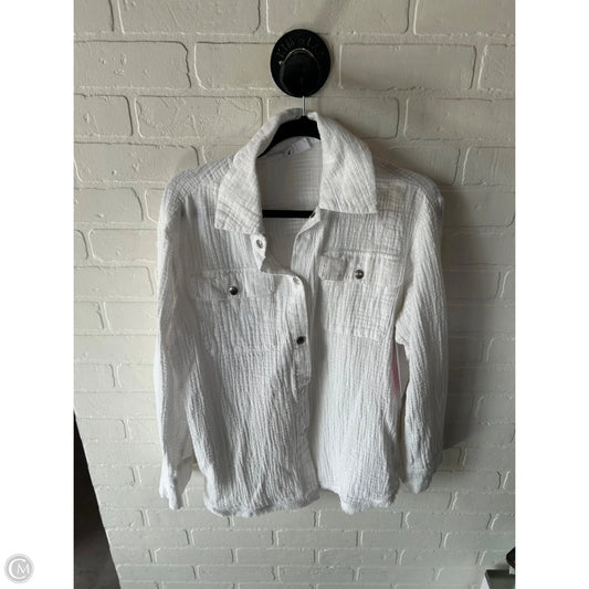 Top Long Sleeve By Bb Dakota In White, Size: M