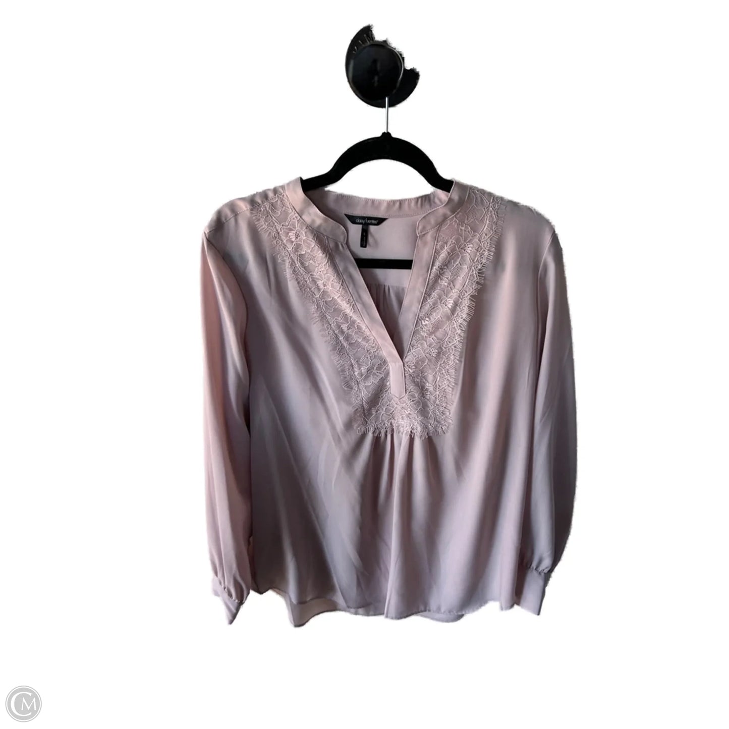 Top Long Sleeve By Daisy Fuentes In Purple, Size: L