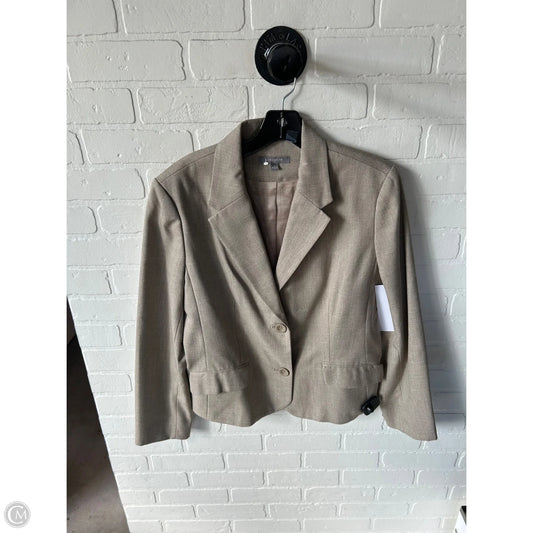 Blazer By Ann Taylor In Tan, Size: M