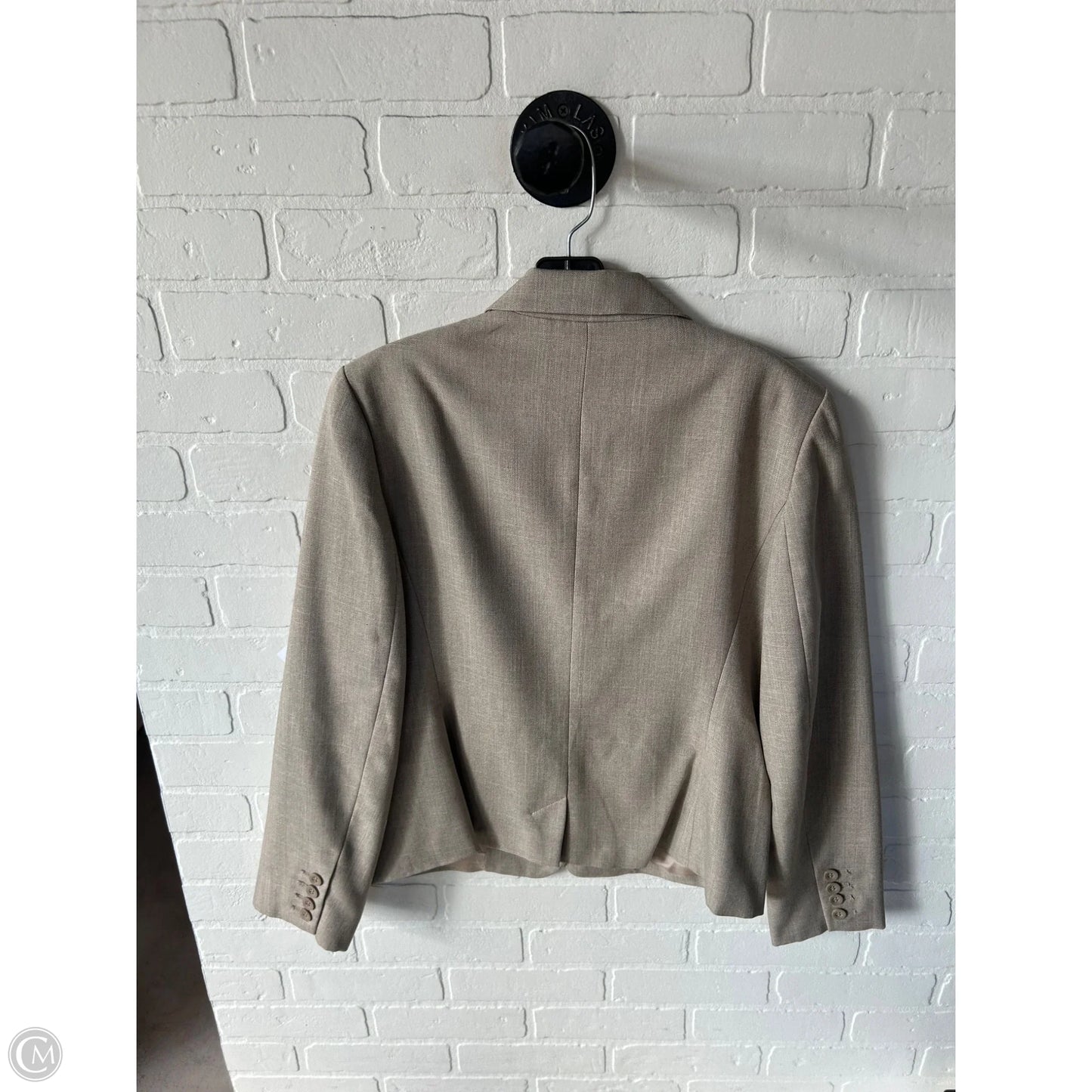 Blazer By Ann Taylor In Tan, Size: M