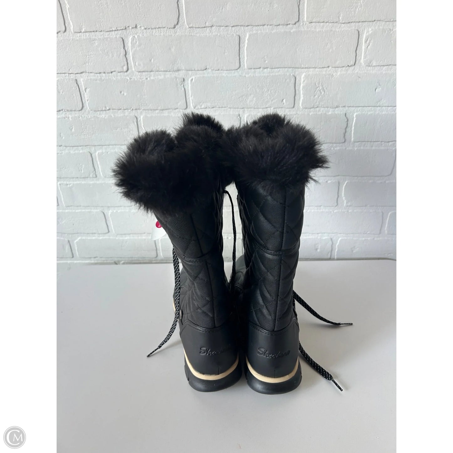 Boots Snow By Skechers In Black, Size: 9