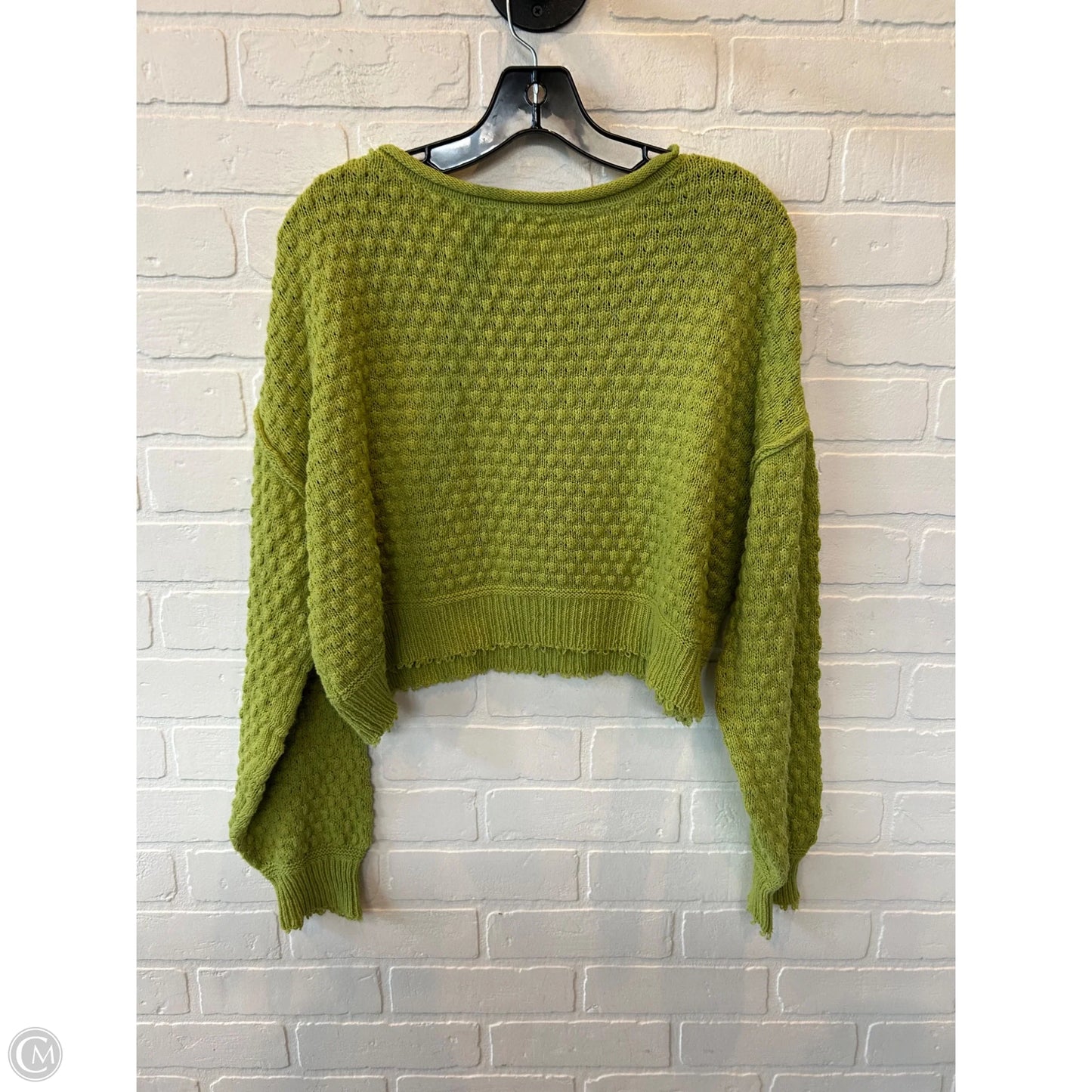 Sweater By Clothes Mentor In Green, Size: S
