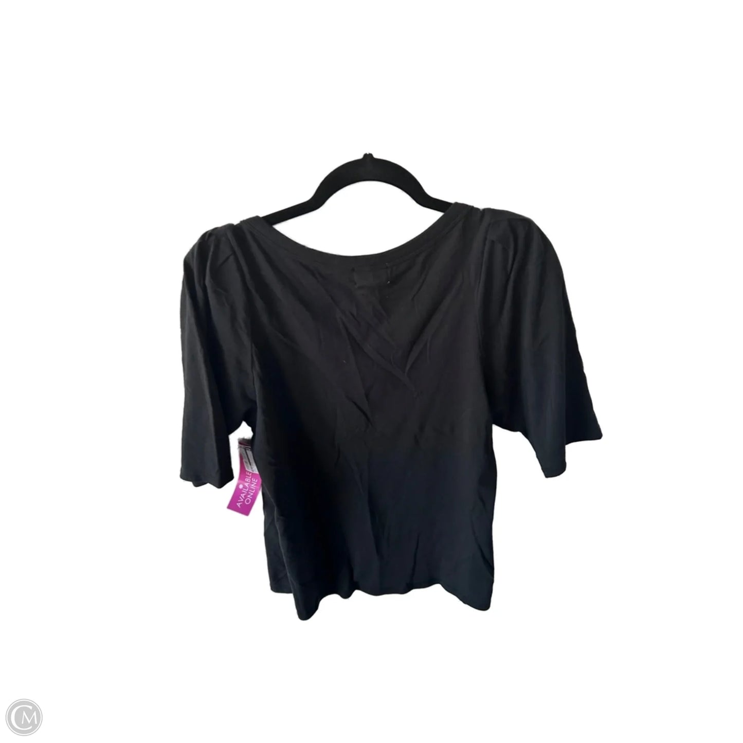 Top Short Sleeve Basic By Nation In Black, Size: M