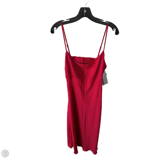 Dress Casual Maxi By Hollister In Red & White, Size: Xl