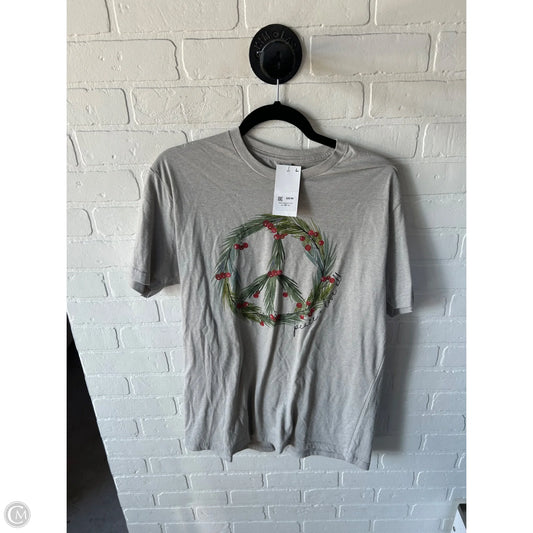 Top Short Sleeve Basic By Next Level In Grey, Size: L