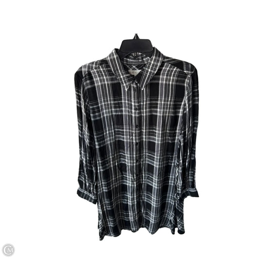 Dress Casual Short By Lou And Grey In Black & White, Size: L