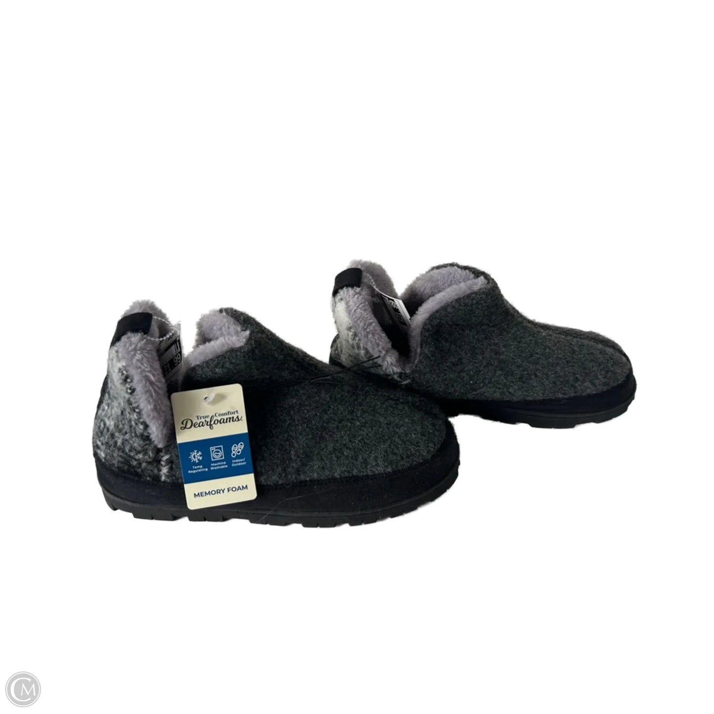 Slippers By Clothes Mentor In Grey, Size: 7