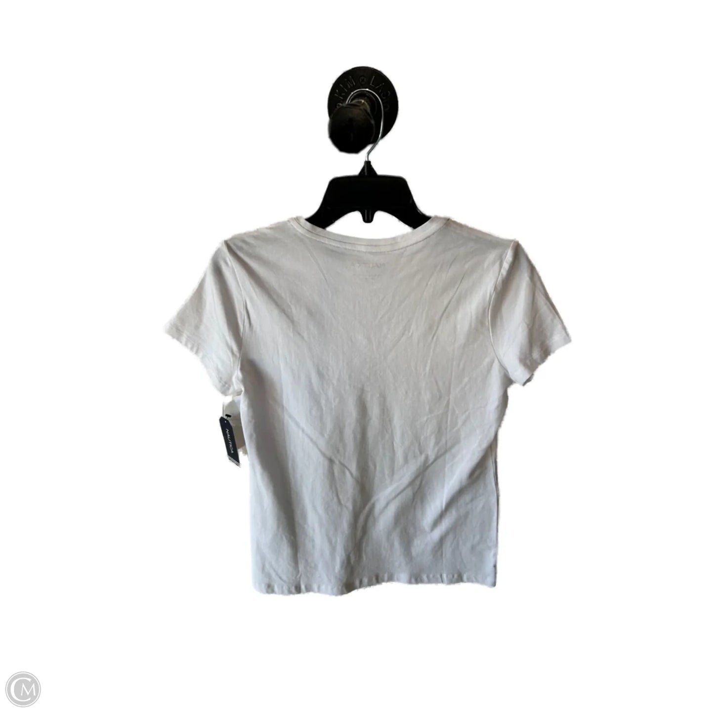 Top Short Sleeve Basic By Nautica In White, Size: S