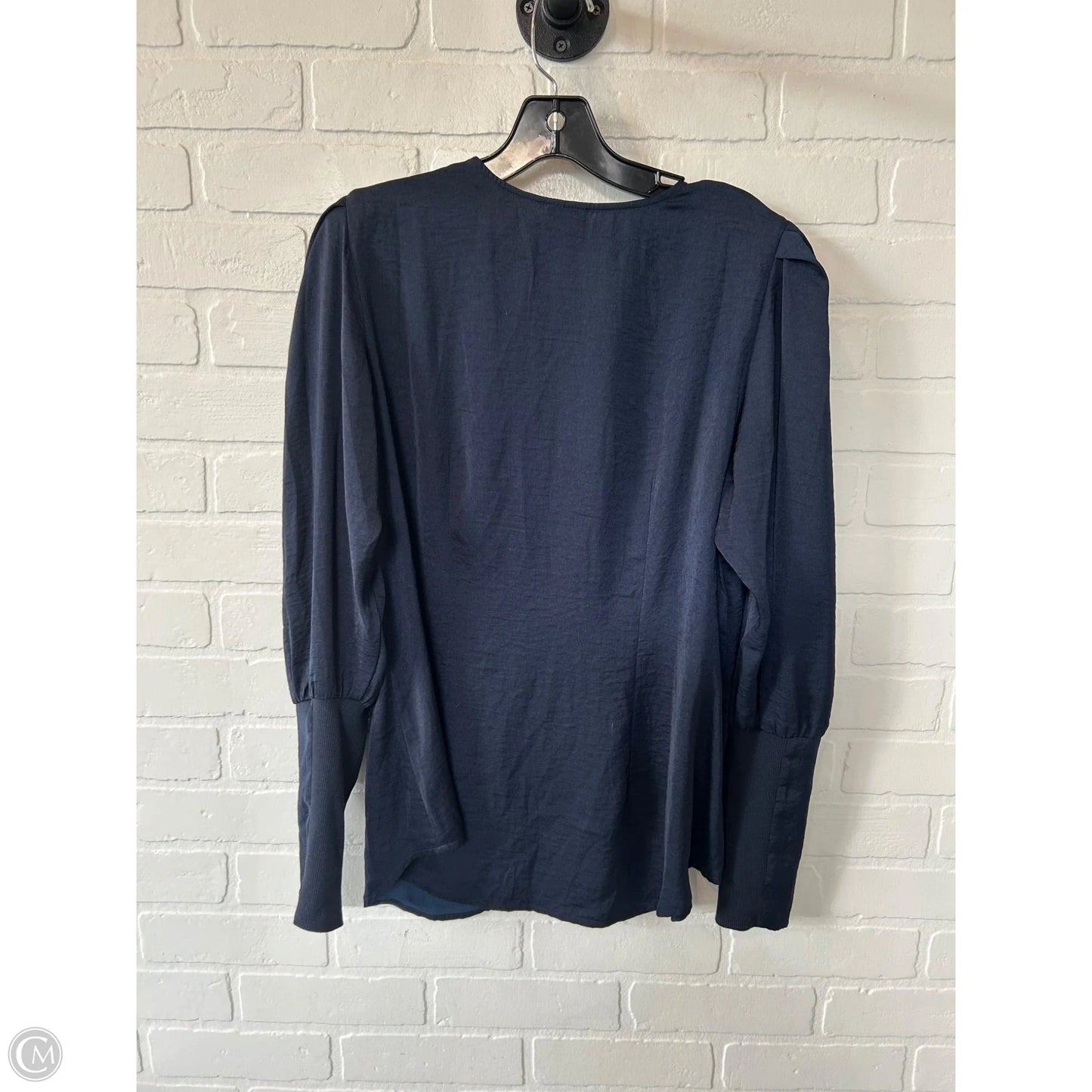 Top Long Sleeve By Cabi In Blue, Size: M