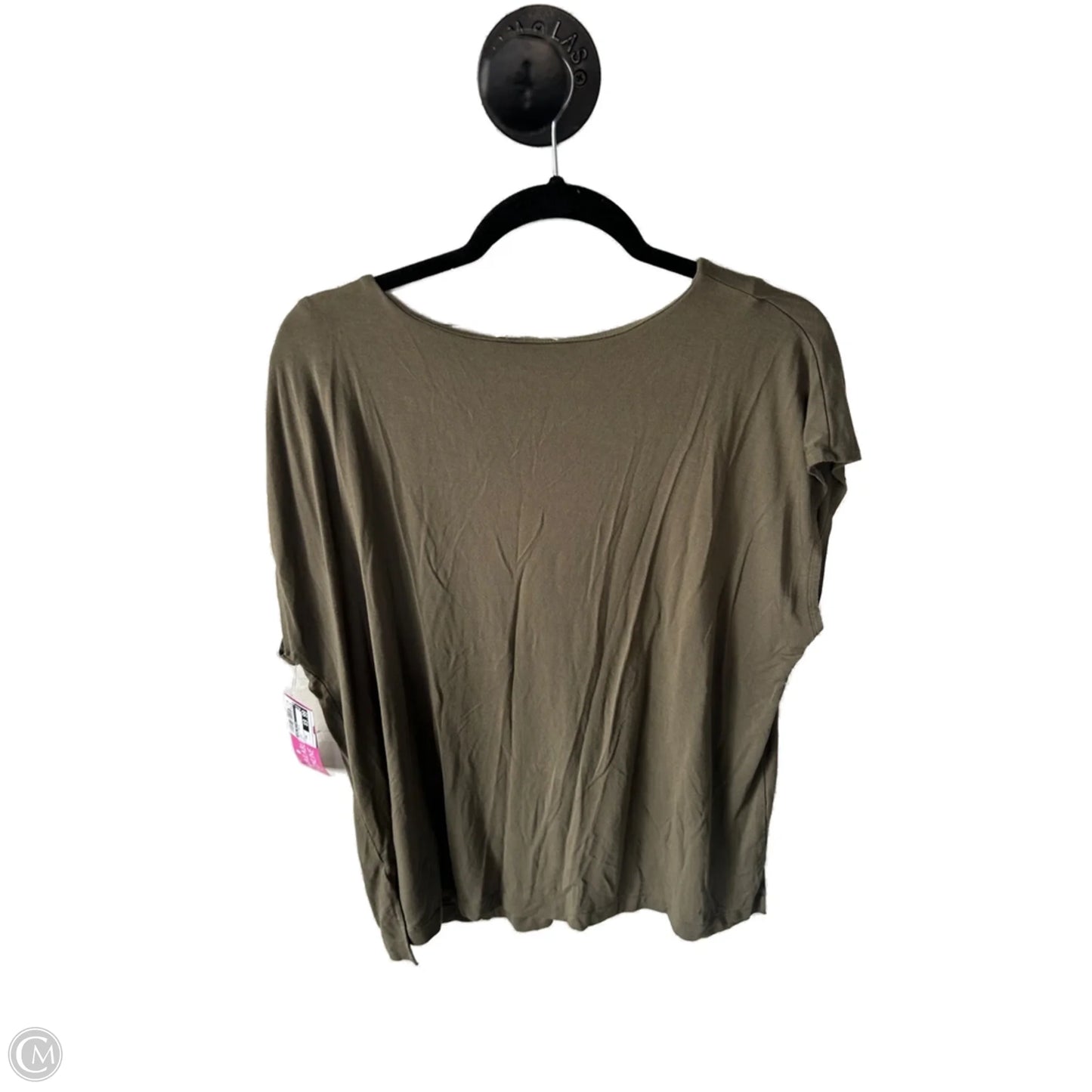 Top Short Sleeve Basic By Nine Britton In Green, Size: Xxl