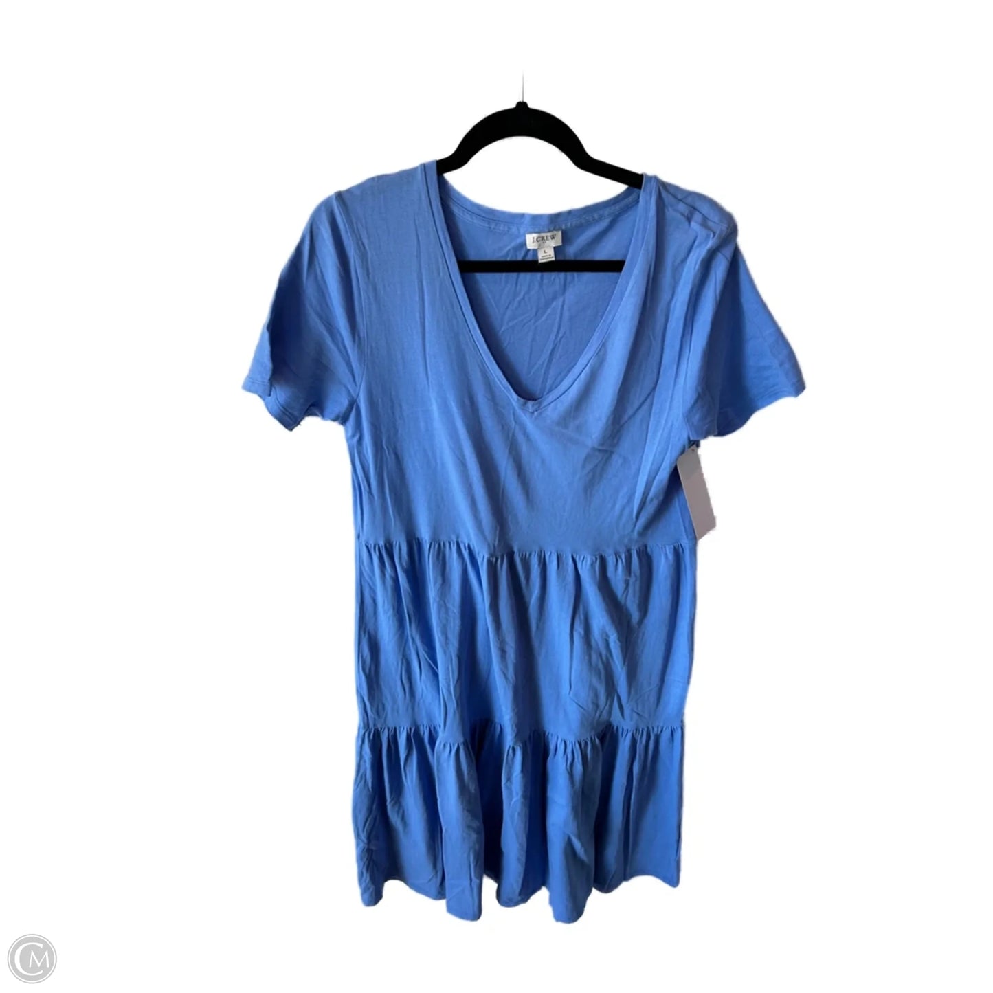 Dress Casual Midi By J. Crew In Blue, Size: L