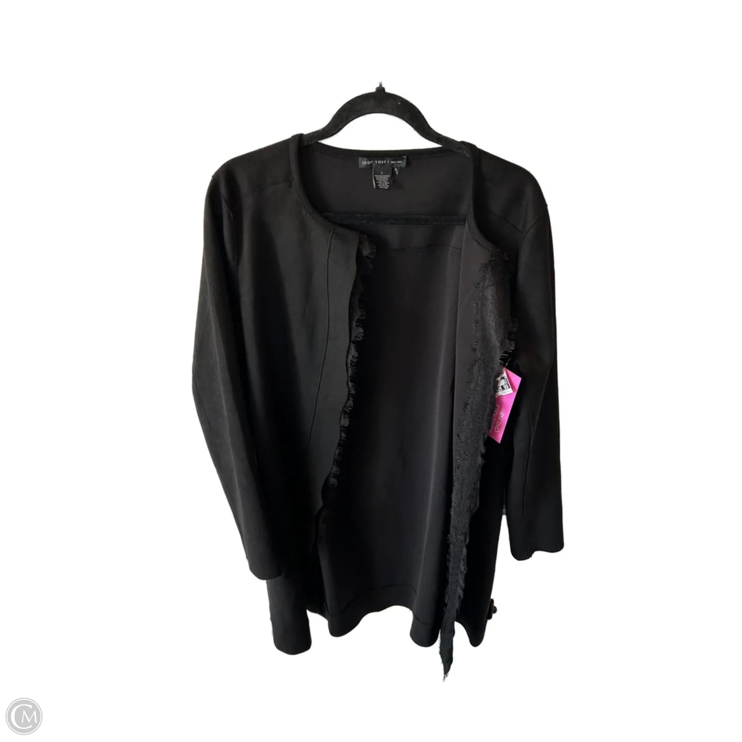 Blazer By Joan Vass In Black, Size: L