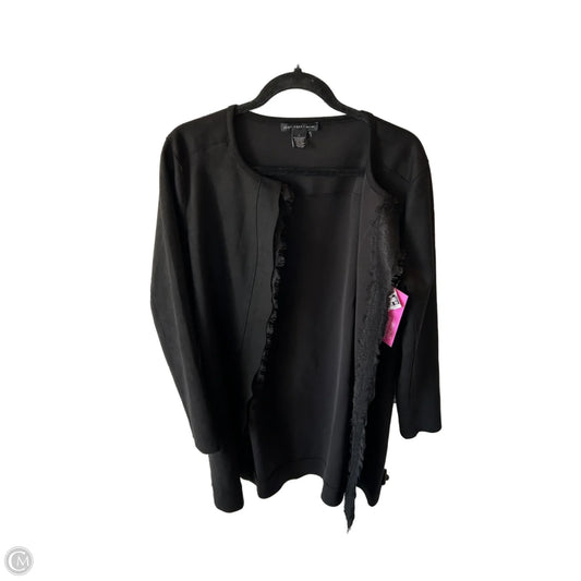 Blazer By Joan Vass In Black, Size: L