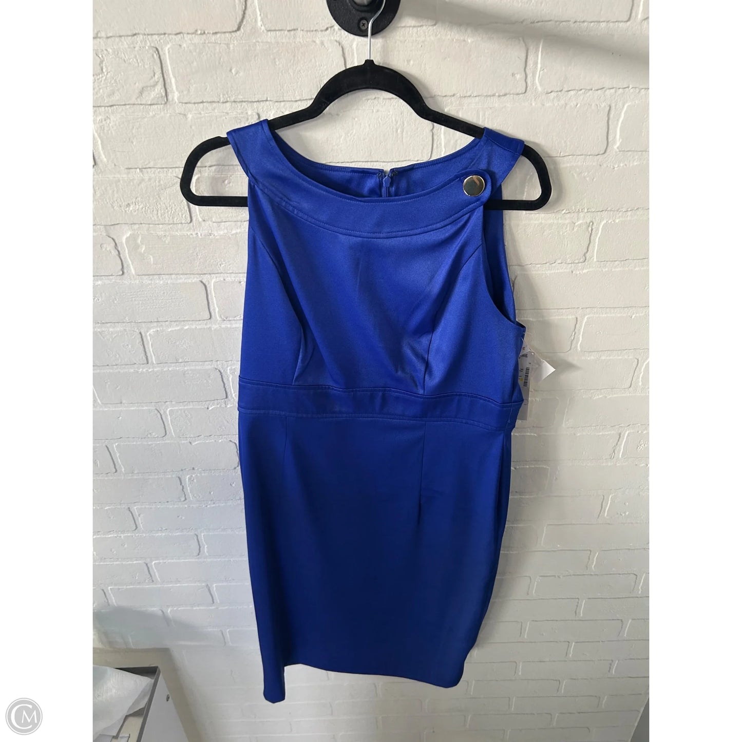 Dress Work By Maggy London In Blue, Size: L