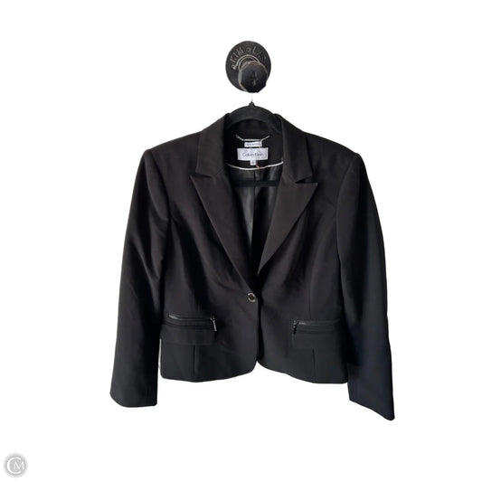 Blazer By Calvin Klein In Black, Size: M