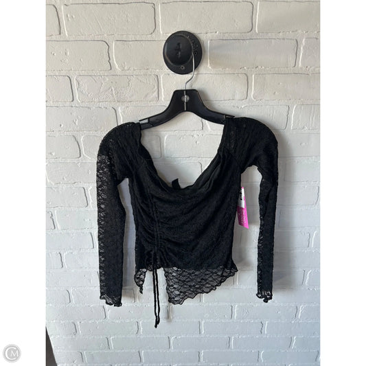 Top Long Sleeve By Windsor In Black, Size: S